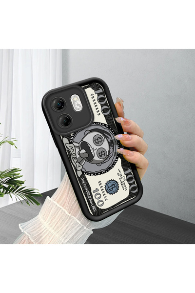 ucuc حافظة هاتف ممتصة للصدمات بنمط ممتع من السيليكون الأسود المتوافق مع هاتف ...