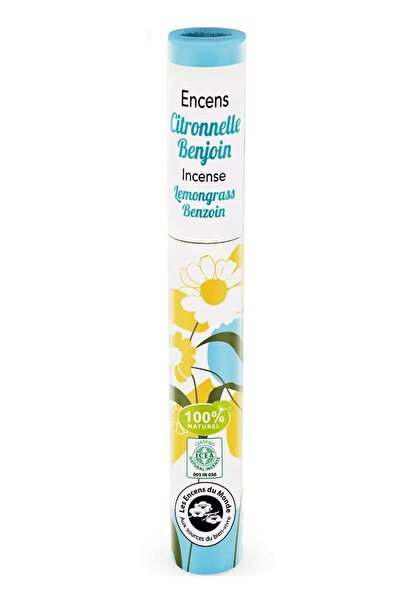 Aromandise Φυσικά ιαπωνικά αρωματικά στικ, λεμονόχορτο και βενζοΐνη, 30 τεμάχια.