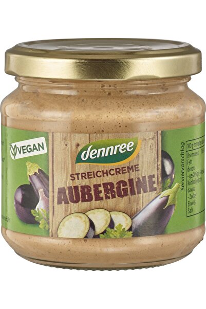 Dennree Βιολογικό άλειμμα μελιτζάνας 180 γρ.