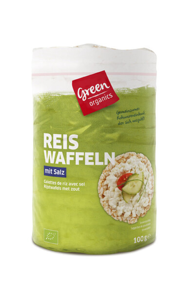 Green Organics Rondele de orez cu sare 100g (GreenOrganics)