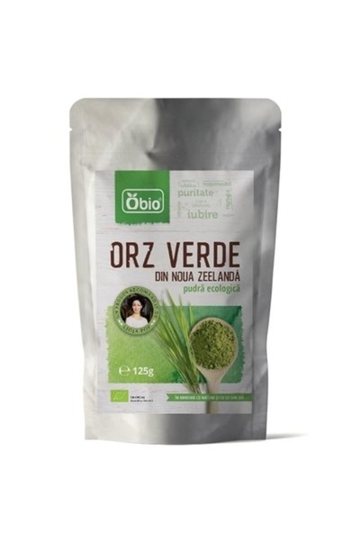 OBİO Orz verde pulbere bio, NZ 125g