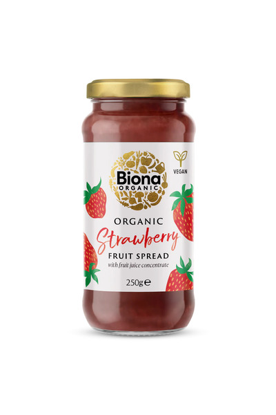 biona Gem de capsuni, bio, 250g,