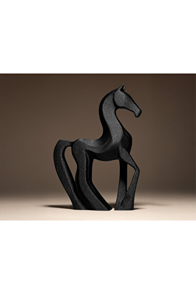 TSC Hediyelik At Binicilik Figürü 15 cm – Doğal Malzemeli Modern Ev Ofis Masa...