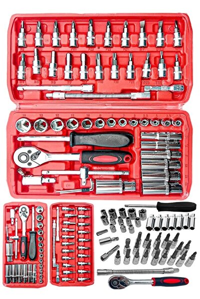 ozbience Nesil Lokma Anahtar Tamir Takımı 53 Parça 1/4 Cırcır Tork Soket Seti