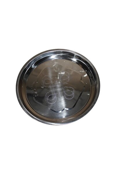 WDA Stainless Steel Round Serving Plate – Multipurpose Kitchen Tray