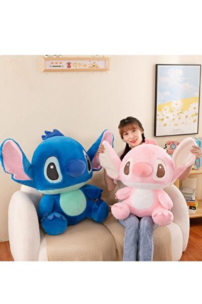 Miniso Lilo & Stitch Plush Doll – 60cm Cute Pink Character Soft Toy