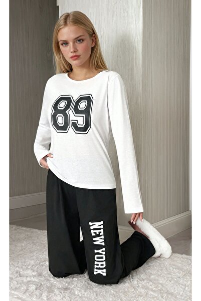 CARLA MARA Newyork 89 Printed Single Jersey Pajama Set