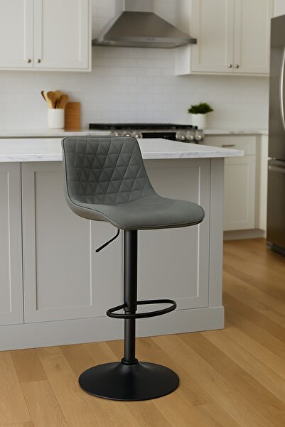 NZONE STORE Adjustable bar stool with footrest - Modern swivel chair