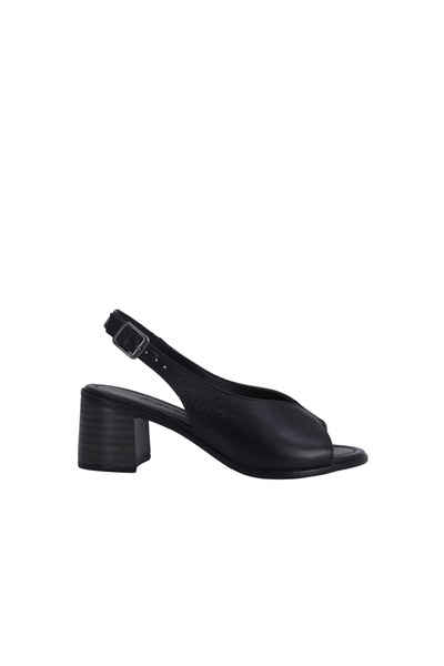 ALBİNİ 26102004 Hakiki Deri Topuklu Kadın Sandalet