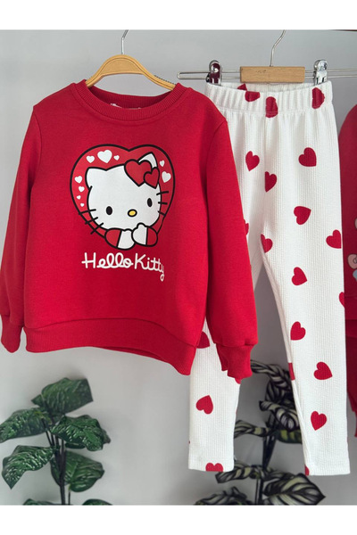 🎀 HELLO KITTY Kalpli Kız Çocuk Takım