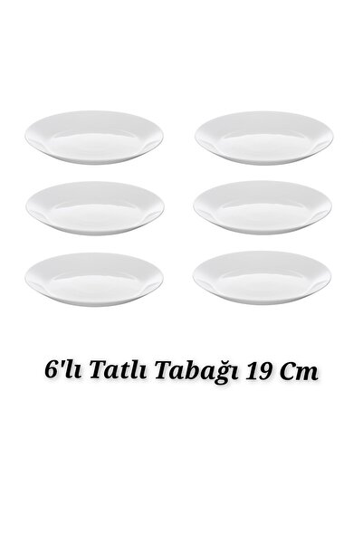 IKEA Quality Tatlı Tabağı Temperli Cam 19 Cm 6 Adet