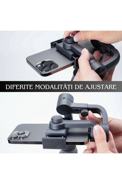 OEM Phone Stabilizer, F10 Pro Gimbal, 3-Axis Stabilization, 3600 mAh Battery, USB Charging