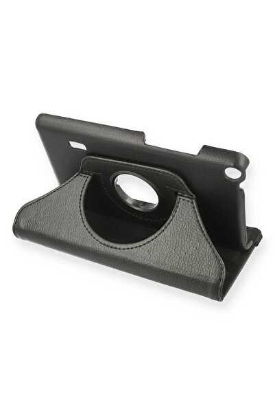 byhodi حافظة هارموني أورا لهواوي ميدياباد تي 3 7، حافظة جلدية 360 درجة للتابلت - أسود