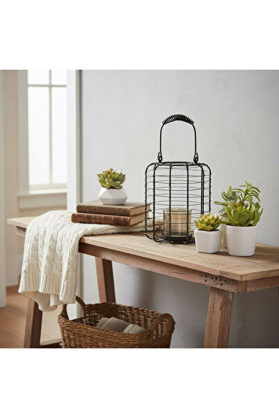 babilconcept Metal Lantern - Siyah