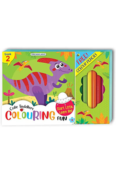 PHINDBOOKS Cute Toddlers Colouring Fun Book 2 For Kids