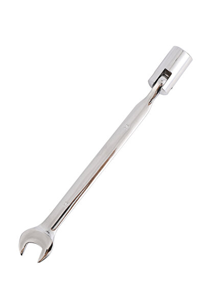 Lawazim Flexible Head Combination Wrench 14mm - Ratcheting Spanner for Automotive and DIY Use