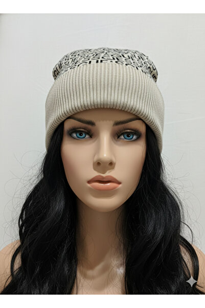 Guess Beanie Hat Bere / Caps Awu430Pol01 -Beige