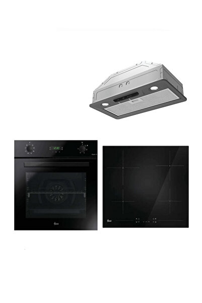 Hoover 3'lü Ankastre Set (HO3158 Fırın-HPY6SGTK Aspiratör-HH64CC\TK Elektrikli Ocak)