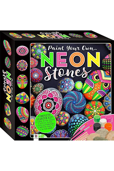 PHINDBOOKS مجموعة طلاء أحجار النيون الصغيرة الخاصة بك