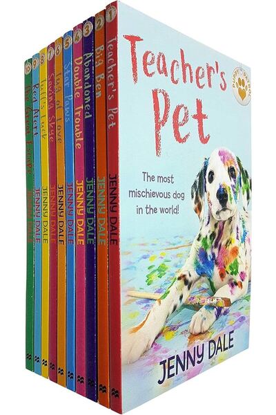 PHINDBOOKS مجموعة جيني ديل بابي باترول، مجموعة من 10 كتب