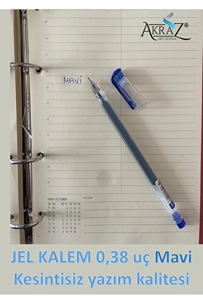 Akraz Art Design Jel Pen 0.38 uç Roller Kalem 801 (Pilot kalem) 1 ADET