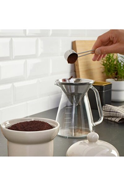 TEZPAZAR Angsblavinge Kahve Ölçeği Uzunluk 15 Cm Ölçek Kaşığı Paslanmaz Çelik...