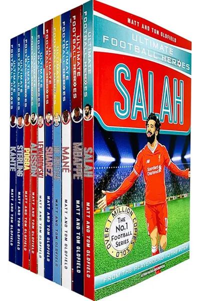 PHINDBOOKS مجموعة Ultimate Football Heroes Series 2، مجموعة من 10 كتب