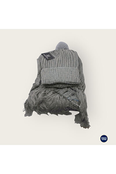 Mustran Syt Premium Stylish Pom-Pom Women's Scarf and Beanie Set | Wool Textured Thick Knitted Winter Suit