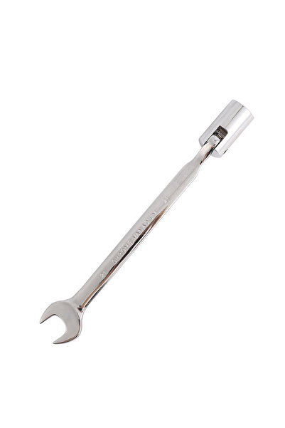 Lawazim Flexible Head Ratchet Wrench 21mm for Tight Spaces and Auto Repair