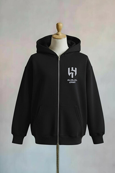 Vordevia سترة الهلال مطبوع ذات قصة فضفاضة سحابات