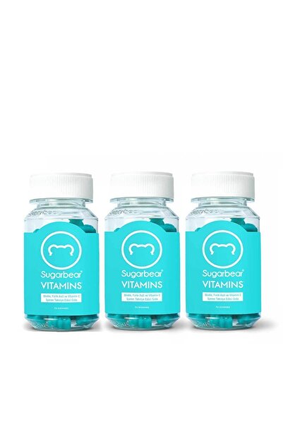 Sugarbear Sugar Bear Hair Vitamin 74 Pieces Capsules Triple Deal Pack