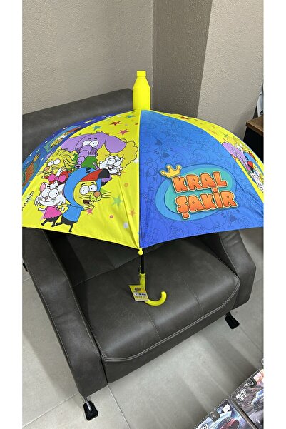 UĞUR KARDEŞLER BİJUTERİ Ukb Kral Şakir Lisanslı Koruma Kılıflı Çocuk Şemsiye