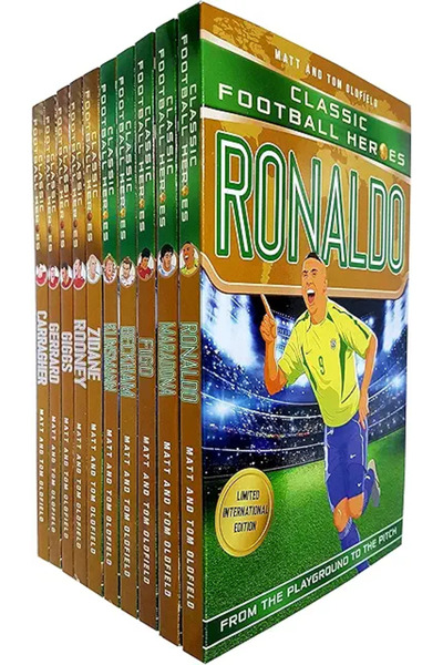 PHINDBOOKS مجموعة أسطورة أبطال كرة القدم الكلاسيكية 10 ...
