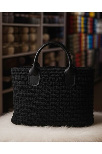 MAZSAY MAZSAYA EL ÖRGÜSÜ MAKROME ÇANTA