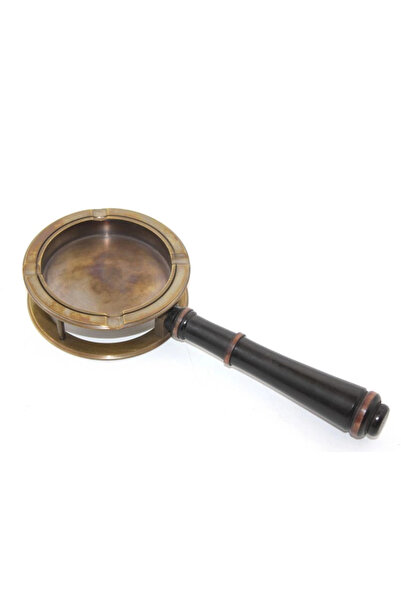 EASERA TİCARET Brass Ashtray with Holder Ksk2088