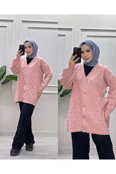 moda acar سترة ذات حجم قياسي مع أزرار