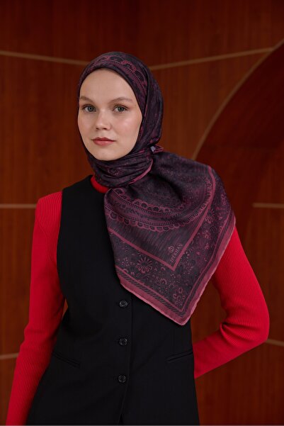 İpekhan Зимовий шарф Winter Bloom Soft 1242 Вишня