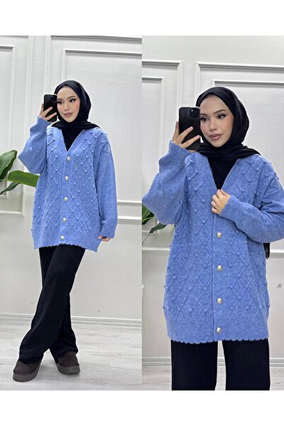 moda acar Buttoned standard size cardigan