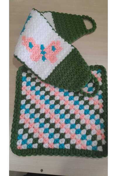 Papatyam 2pcs Hand Knitted Washcloth/ Handcrafted Bath Washcloth/ Dowry Washcloth Bath/Shower/Dowry/