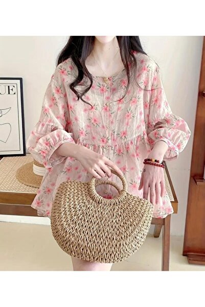 MEEMSEEN INDEPENDENT “Blossom Breeze Peplum Top