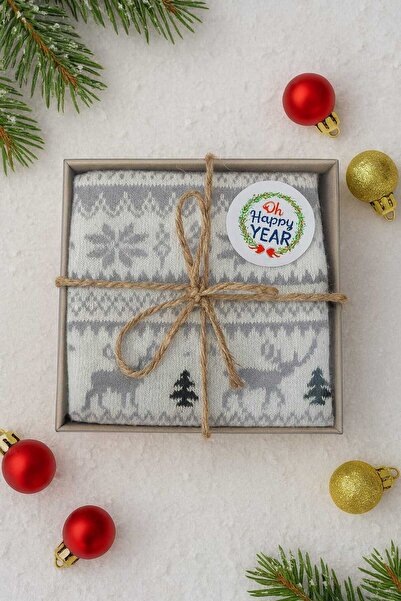 ALASEREN Acetate Boxed Christmas Gift – Colorful Winter Socks in Stylish Packaging 🎁