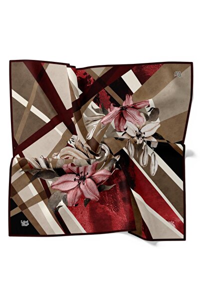 Levidor Çiçek Desenli Kristal Eşarp