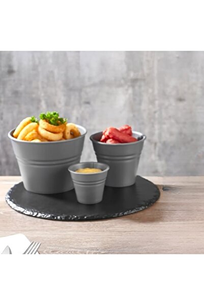 Külsan Melamine 3-piece snack or appetizer serving set