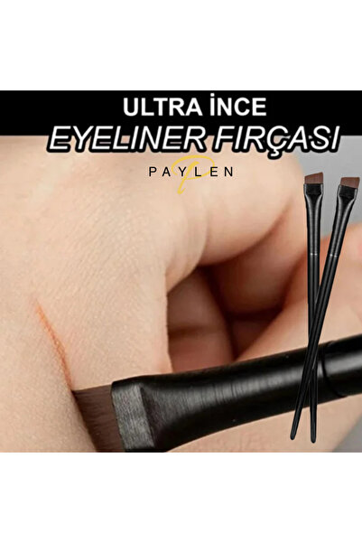 PAYLEN Profesyonel Kristal Model Likit Eyeliner ve Açılı Eyeliner Fırça