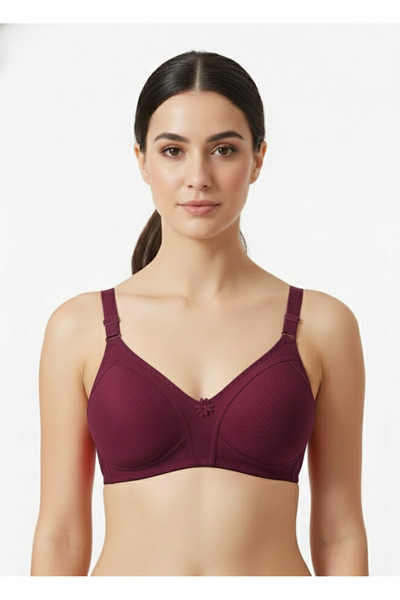 Ebru قماش مجدّل حمالة صدر يبرز انحناءات الجسم بدون أسلاك