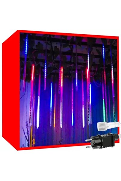 Iso Christmas Meteor Shower Installation, Multicolored Torts, 288 LEDs