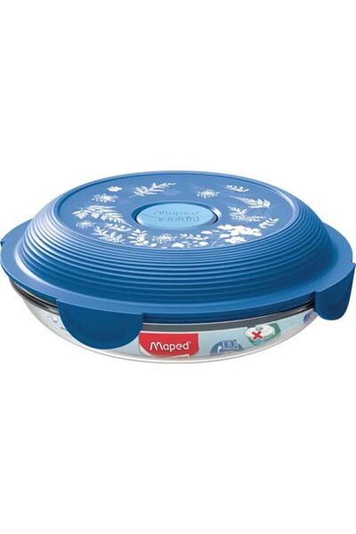 Maped CONCEPT ADULT GLASS LUNCH PLATE 0.7L CYANO