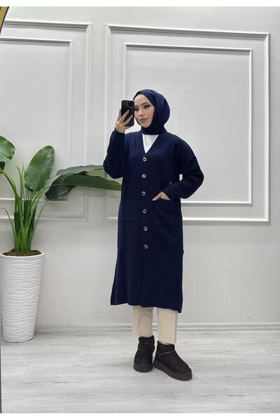 moda acar سترة تريكو طويلة