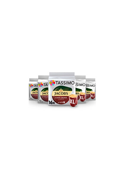tassimo Set 5x Capsule Cafe Crema XL, 16 capsule