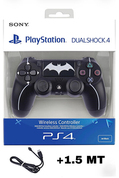 CRK TECH Playstation DualShock 4 Uyumlu V2 Yenilenmiş Ps4 Oyun Kolu Pc + Ps4 ( 1.5MT ŞARJ KABLOSU)